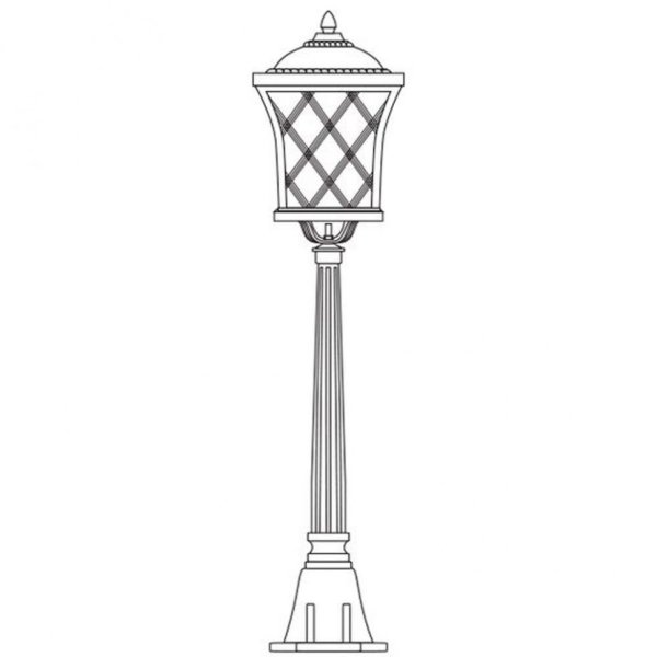 Pl101 4a светильник парковый