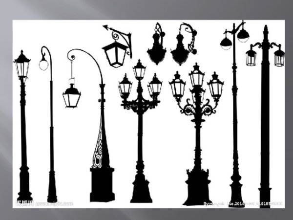 Уличный фонарь Графика