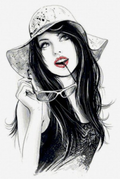 Классные рисунки девушек