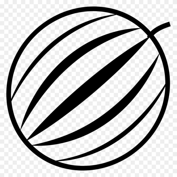 Арбуз раскраска для детей