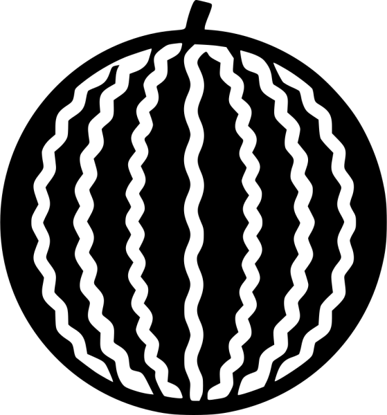 Долька арбуза раскраска