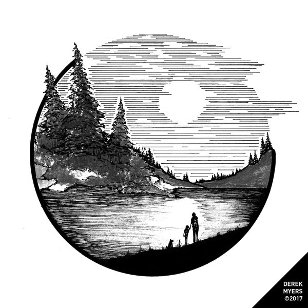 Закат Графика