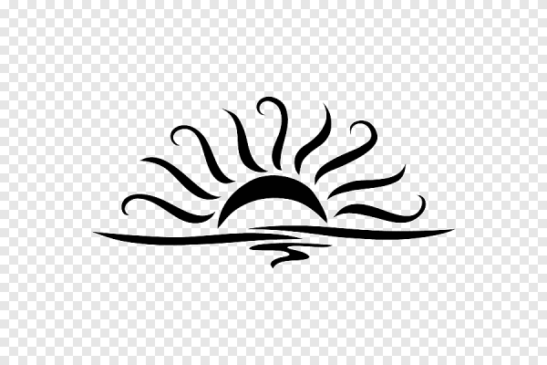 Восходящее солнце вектор