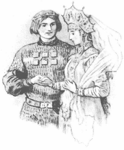 Илюстрация к сказке "Руслан и Людмила". Руслан