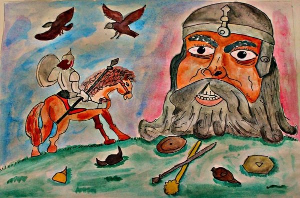 Рисунок к опере Руслан и Людмила