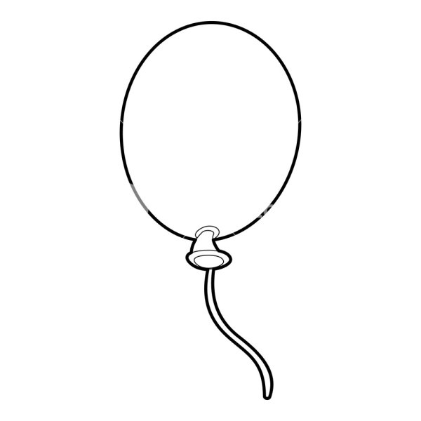 Воздушные шары раскраска