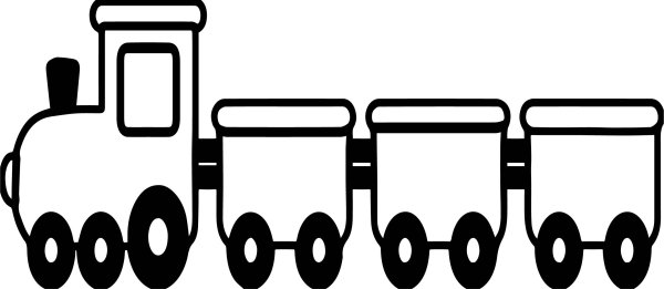 Вагончики раскрасдля детей