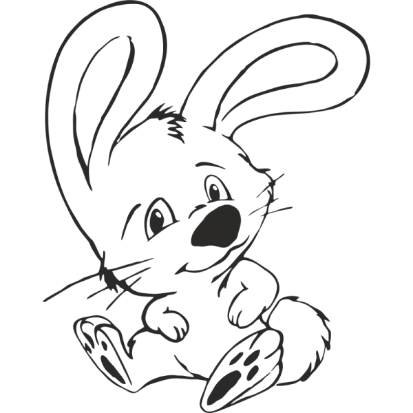 Зайка эскиз