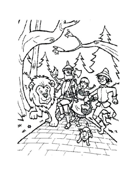 Раскраски Элли в изумрудном городе