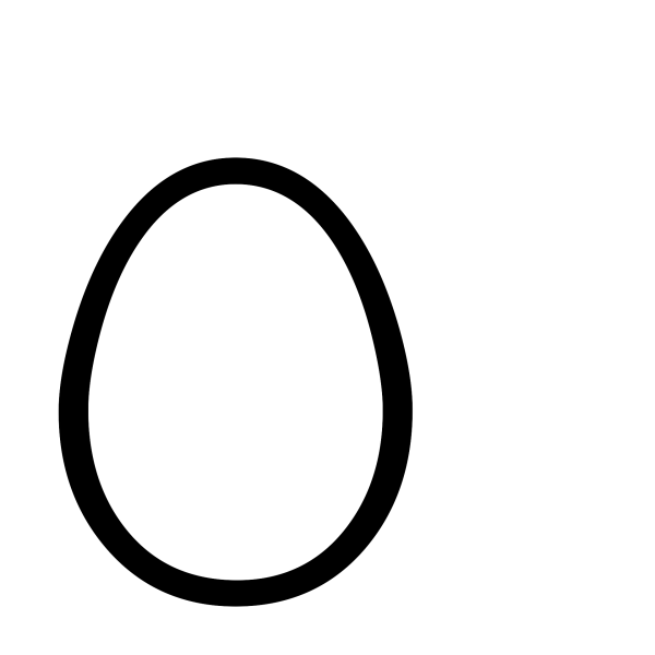 Овал контур