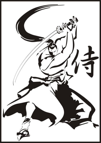 Векторное изображение Самурай