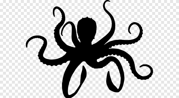 Осьминог вектор