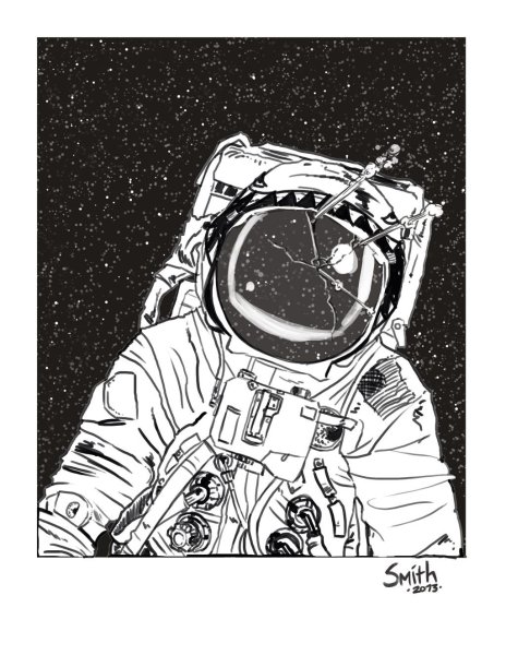 Космонавт Графика