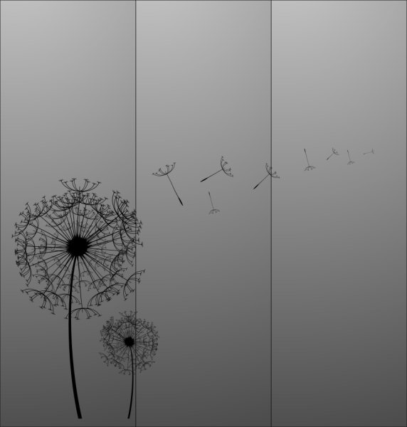 Пескоструй одуванчики