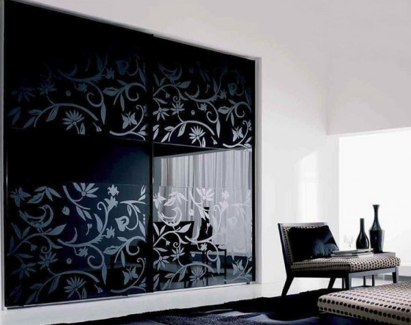 Шкаф купе с узорами