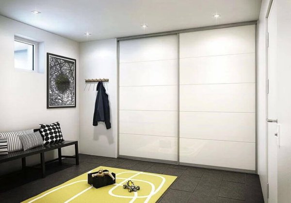 Шкаф-купе в спальню черный