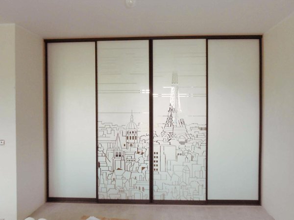 Шкаф Аурум 16 купе пескоструй