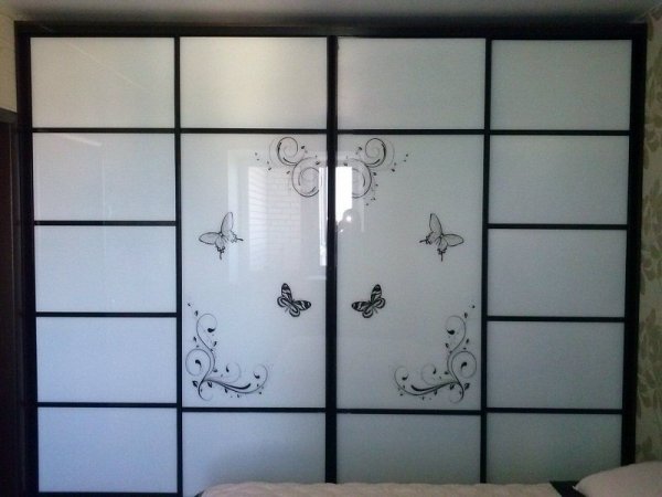 Шкаф купе 4 двери лакобель