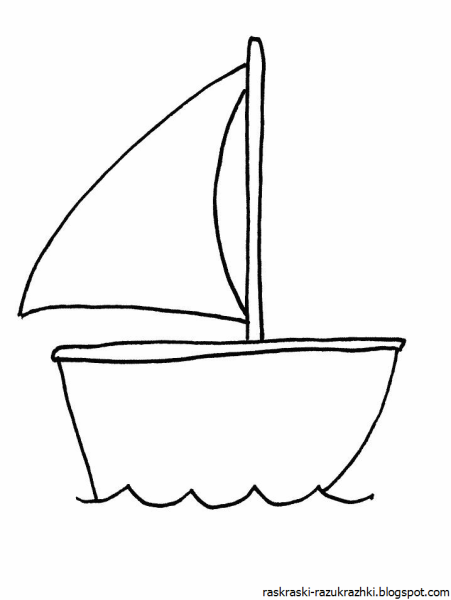 Раскраски морячка для детей