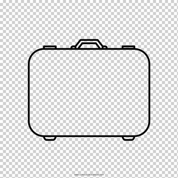 Чемодан раскраска