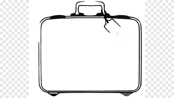 Чемодан трафарет