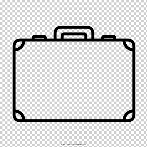 Чемодан трафарет