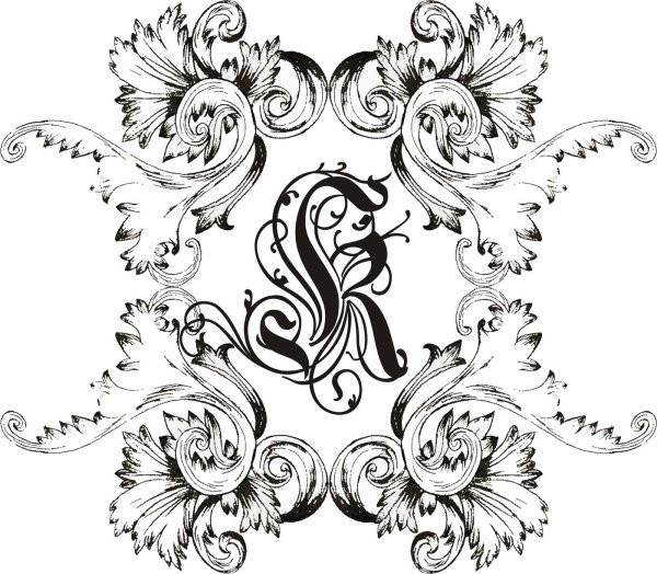 Монохромные узоры