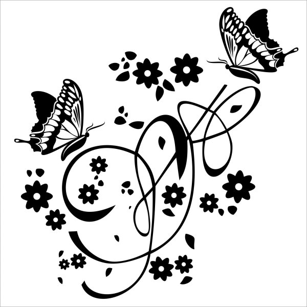 Орнамент бабочки