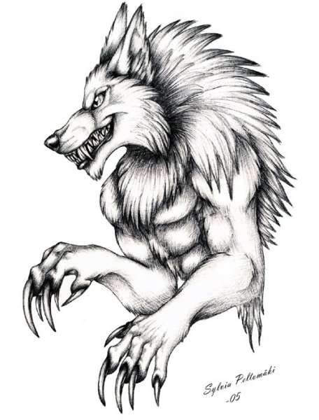 Оборотень рисунок