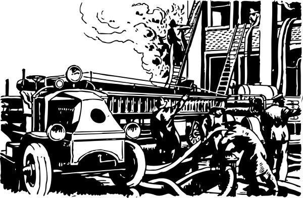 Пожарная машина Графика