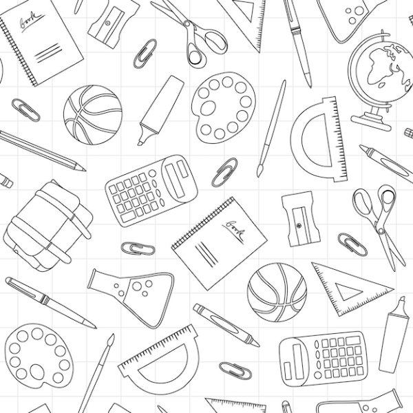 Раскраска школа