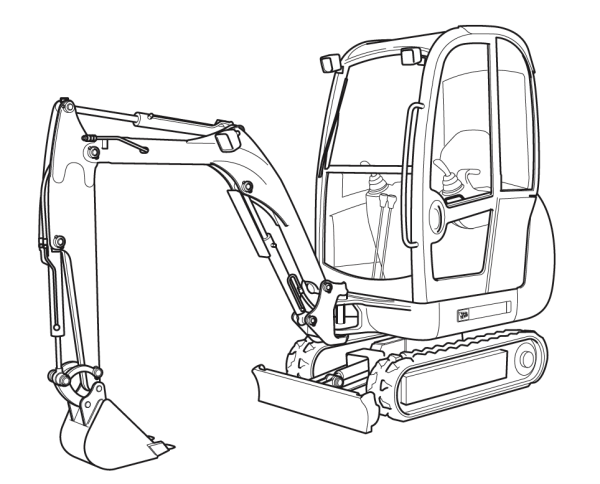 Бобкэт экскаватор раскраска