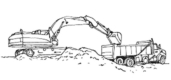 Трактор разукрашка