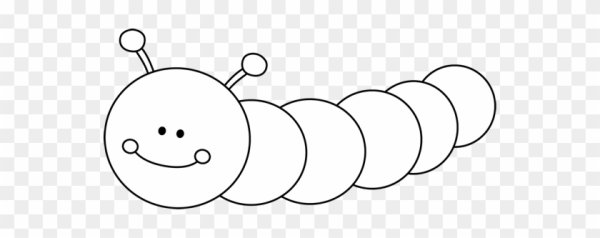 Гусеница листовертка раскраска