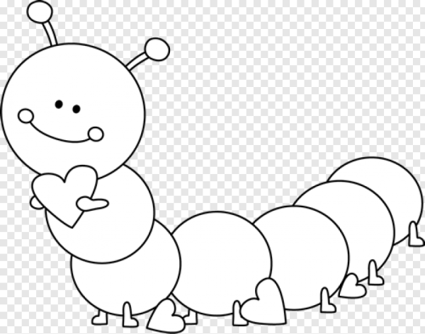 Гусеница с цифрами для детей