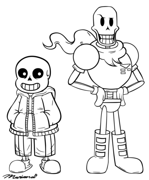 Санс раскраска