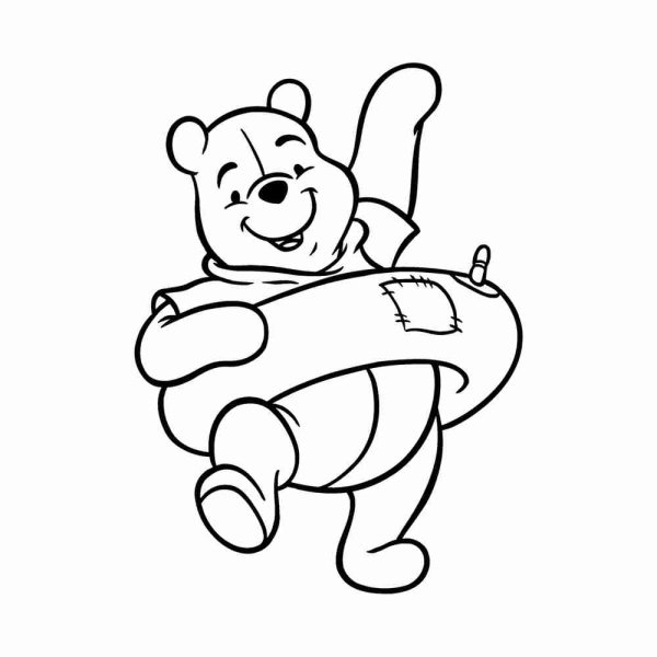 Винни пух трафарет