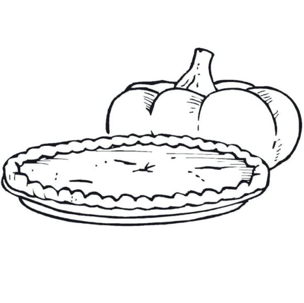 Пироги для раскрашивания