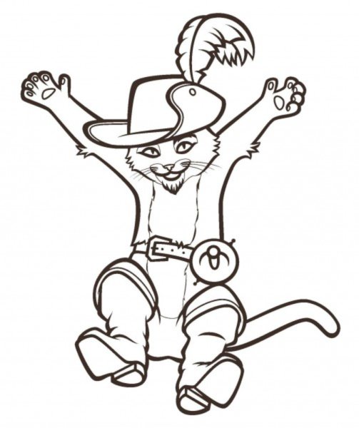 Сказочные персонажи черно белые