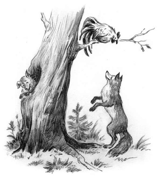 Константин Ушинский петух да собака