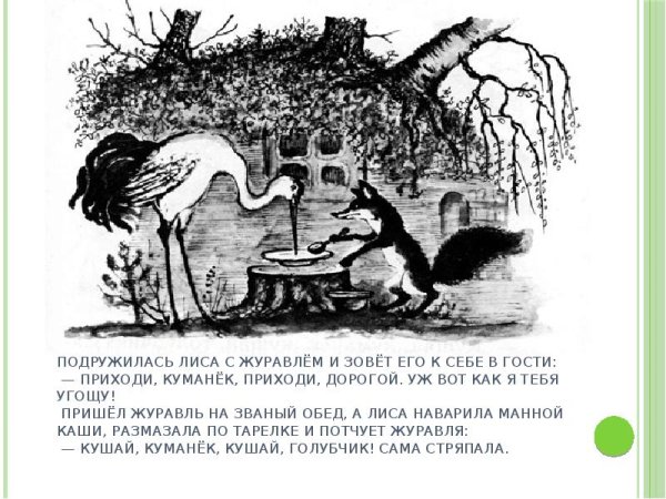 Лиса и тетерев раскраска