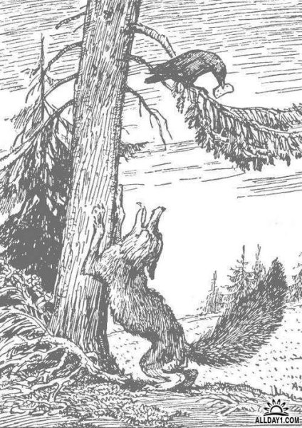 Автор сказки сказки лиса и тетерев