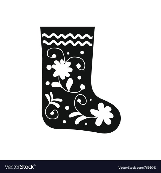 Трафарет валенки для детей