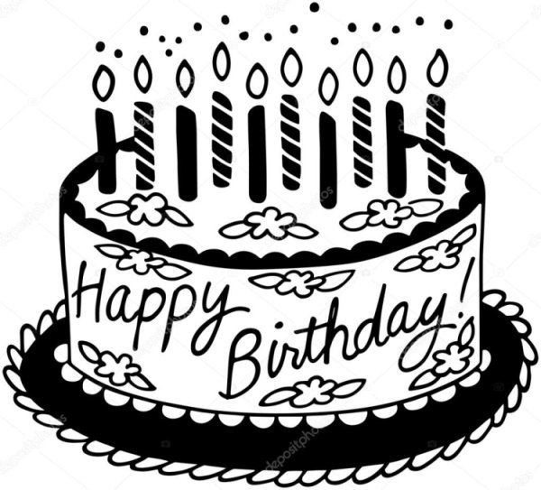 Торт со свечками