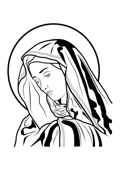 Мария Магдалина эскиз