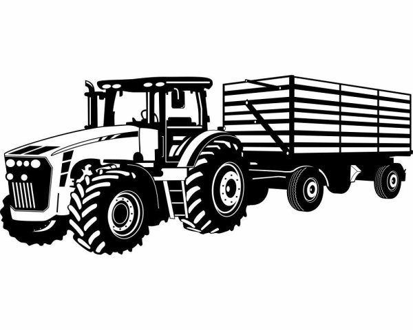 Раскраска трактор Кировец