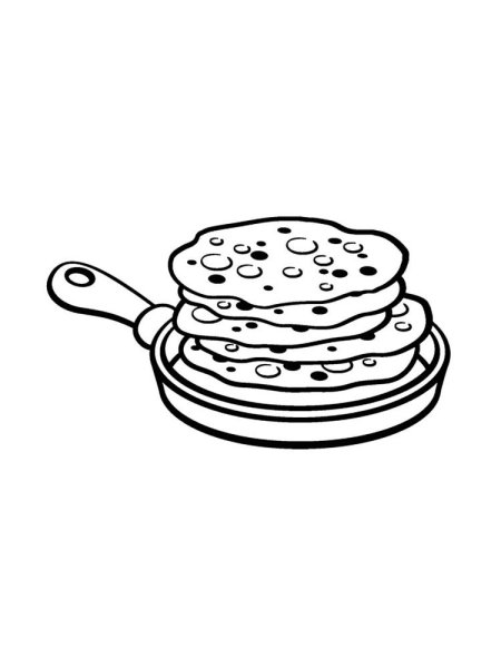 Раскраска Масленица для детей