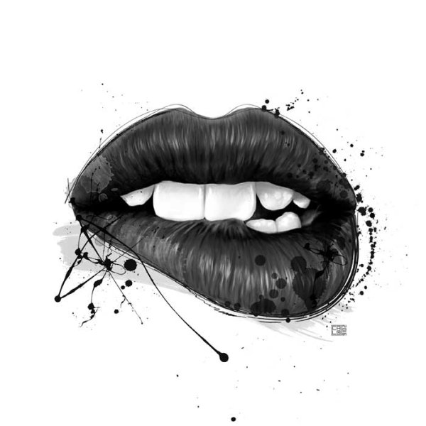 Губы Графика