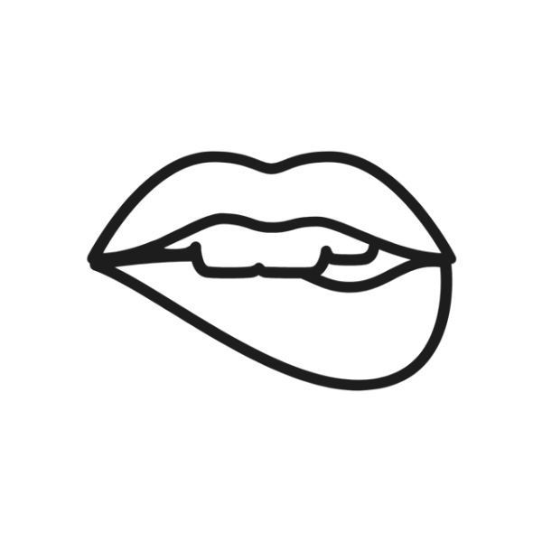 Значок "губы"