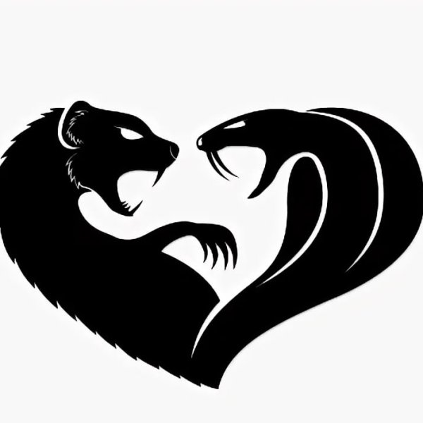 Трафарет мангуста